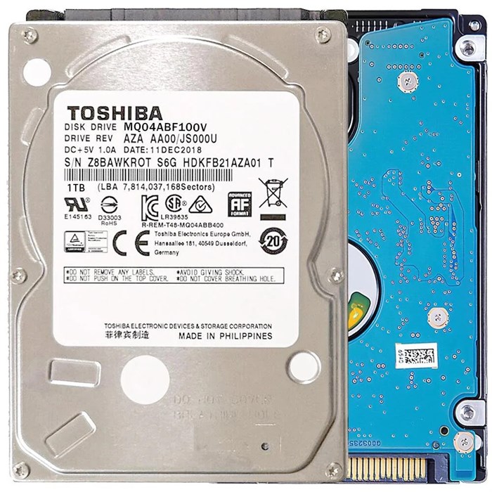 Жесткий диск 1TB SATA 6Gb/s Toshiba (KIOXIA) MQ04ABF100V 102923
