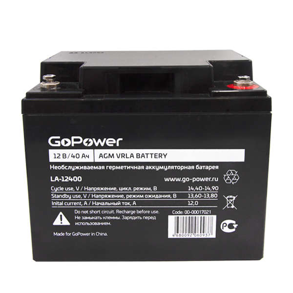 Батарея  GoPower 00-00017021 100393