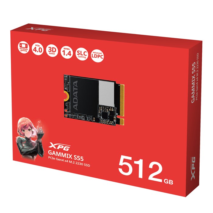 Накопитель SSD M.2 2230 ADATA XPG GAMMIX S55 512 ГБ 102959