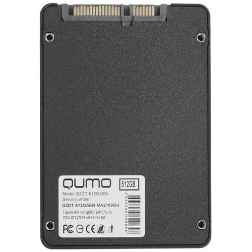 Накопитель SSD 2.5'' Qumo Q3DT-512GAEN 512 ГБ 103014