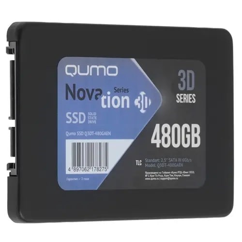 Накопитель SSD 2.5'' Qumo Q3DT-480GAEN 480 ГБ 103016