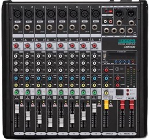 Аудиомикшер  DSPPA DMX08 126947