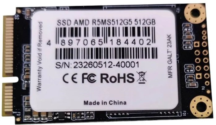 Накопитель SSD mSATA AMD R5MS512G5 512 ГБ 103055