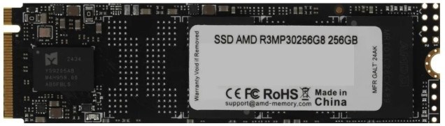 Накопитель SSD M.2 2280 AMD R3MP30256G8 256 ГБ 103065