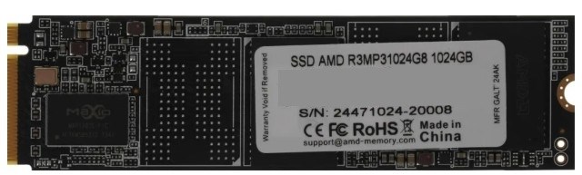 Накопитель SSD M.2 2280 AMD R3MP31024G8 1024 ГБ 103074