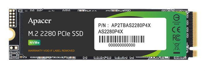 Накопитель SSD M.2 2280 Apacer AP256GAS2280P4X-1 256 ГБ 103082