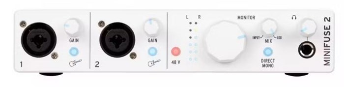 Аудиоинтерфейс  Arturia MiniFuse 2 White 127258