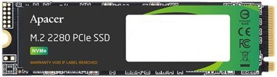 Накопитель SSD M.2 2280 Apacer AP2TBAS2280P4X-1 2000 ГБ 103095