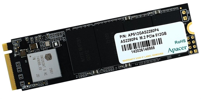 Накопитель SSD M.2 2280 Apacer AP512GAS2280P4-1 512 ГБ 103096