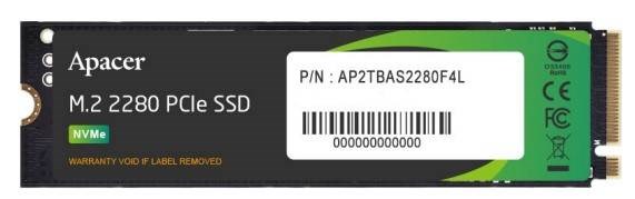 Накопитель SSD M.2 2280 Apacer AP2TBAS2280F4L-1 1000 ГБ 103112