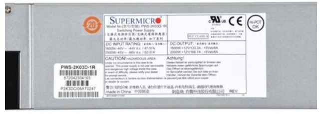 Блок питания  Supermicro PWS-2K03D-1R 127852