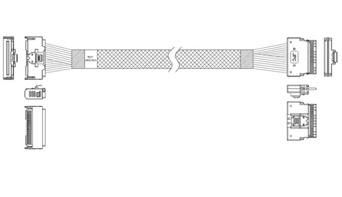 Кабель  JPC P7328DN00800-1 128145