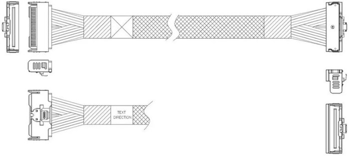Кабель  Luxshare L285MM004-SD-R 128208