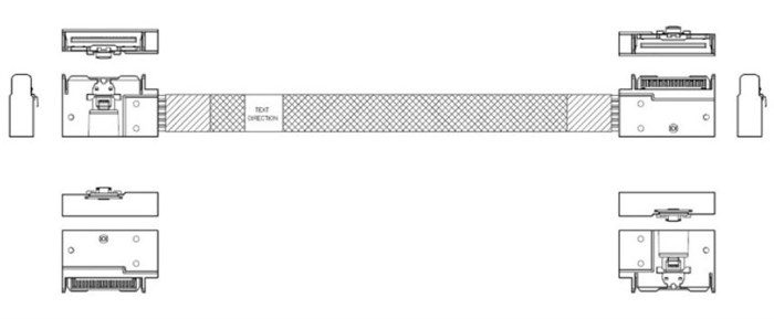 Кабель  JPC P732EGB00800-1 128213