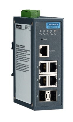Коммутатор управляемый Advantech EKI-7706G-2F-AE 128214