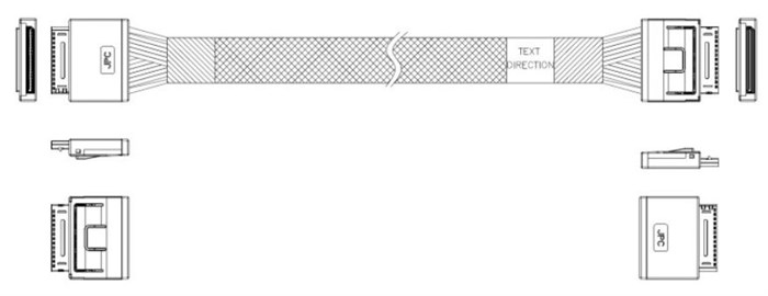 Кабель  JPC P5200DR01000-1 128215