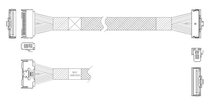Кабель  JPC P7322GB00800-2 128221