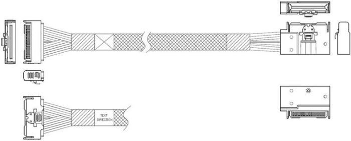 Кабель  Luxshare L285MM002-SD-R 128230