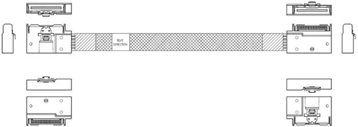 Кабель  Luxshare L285MM010-SD-R 128232