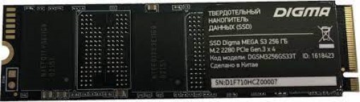 Накопитель SSD M.2 2280 Digma MEGA S3 256 ГБ 103163