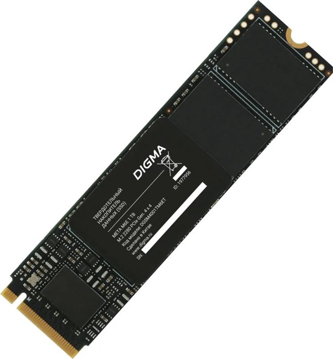 Накопитель SSD M.2 2280 Digma DGSM4001TM6ET 1000 ГБ 103169