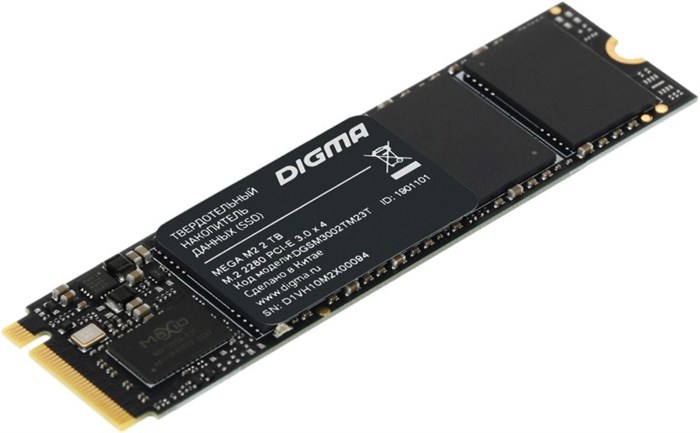 Накопитель SSD M.2 2280 Digma DGSM3002TM23T 2048 ГБ 103180