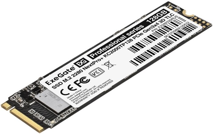 Накопитель SSD M.2 2280 Exegate NextPro+ KC2000TP128 128 ГБ 103188