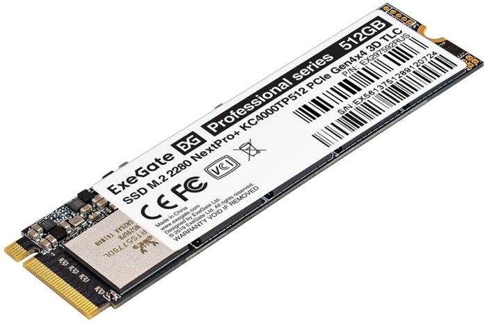 Накопитель SSD M.2 2280 Exegate NextPro+ KC4000TP512 512 ГБ 103207