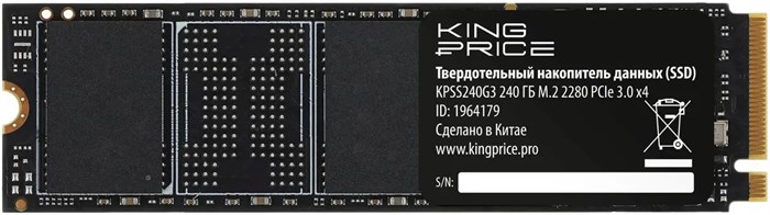 Накопитель SSD M.2 2280 KINGPRICE KPSS240G3 240 ГБ 103287