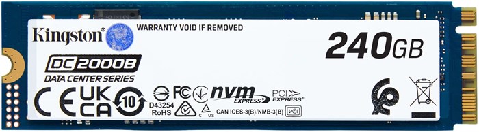 Накопитель SSD M.2 2280 Kingston DC2000B 240 ГБ 103335