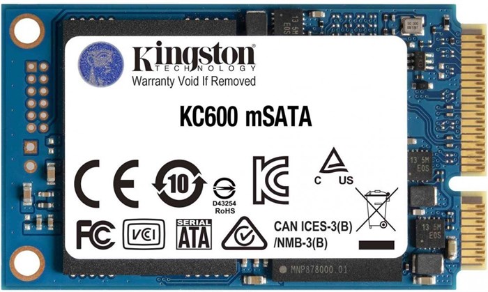 Накопитель SSD mSATA Kingston SKC600MS/1024G 1000 ГБ 103339
