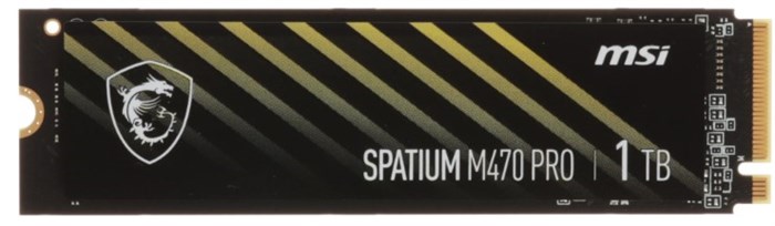 Накопитель SSD M.2 2280 MSI SPATIUM M470 PRO 1000 ГБ 103369