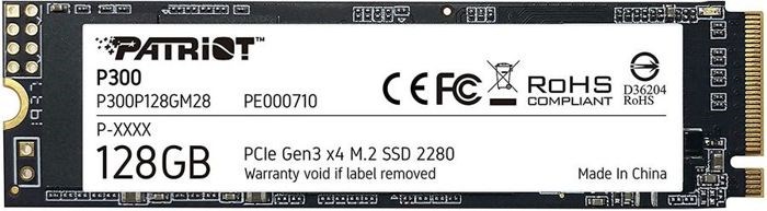 Накопитель SSD M.2 2280 Patriot Memory P300P128GM28 128 ГБ 103448