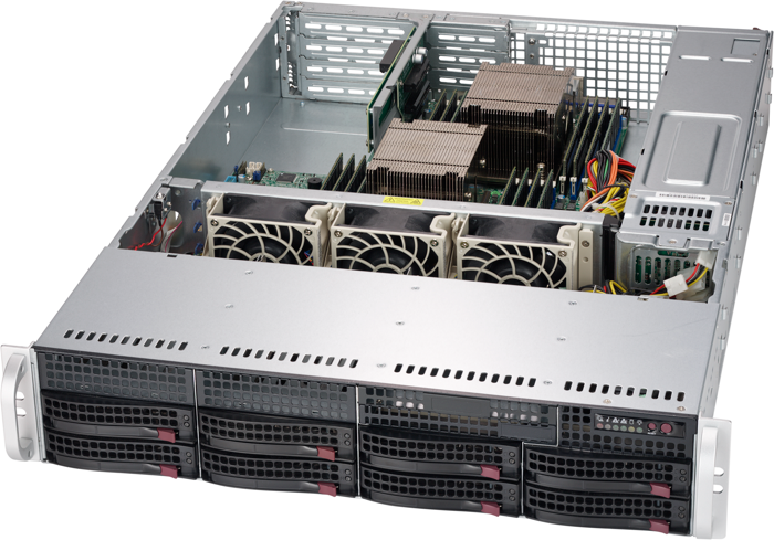 Корпус серверный 2U Supermicro CSE-825TQC-R802LPB 129628