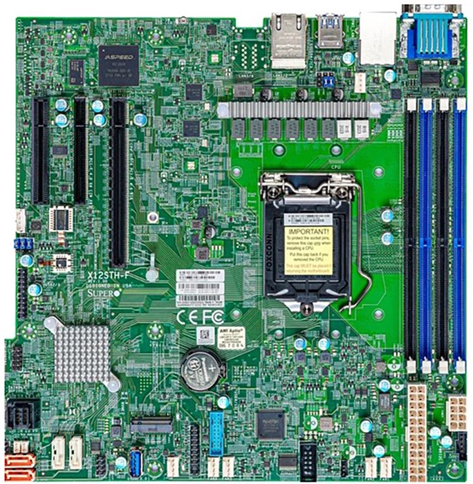Материнская плата mATX Supermicro MBD-X12STH-F 129695