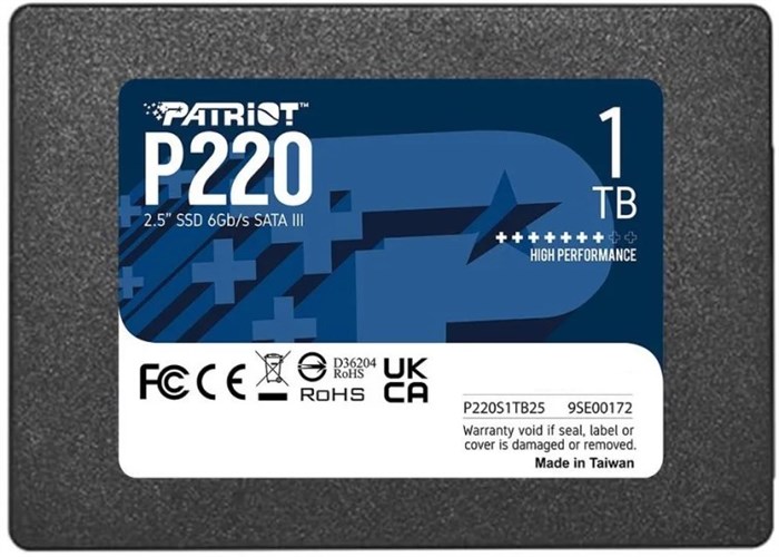 Накопитель SSD 2.5'' Patriot Memory P220S1TB25 1000 ГБ 103473