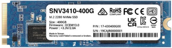 Накопитель SSD M.2 2280 Synology SNV3410-400G 130747