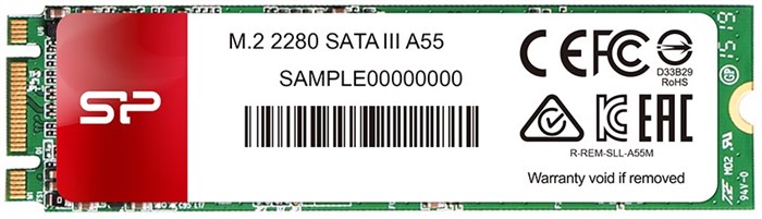 Накопитель SSD M.2 2280 Silicon Power SP512GBSS3A55M28 512 ГБ 103589