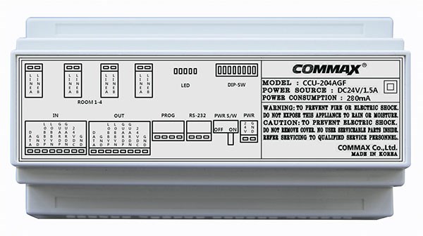 Распределитель  COMMAX CCU-204AGF 131429