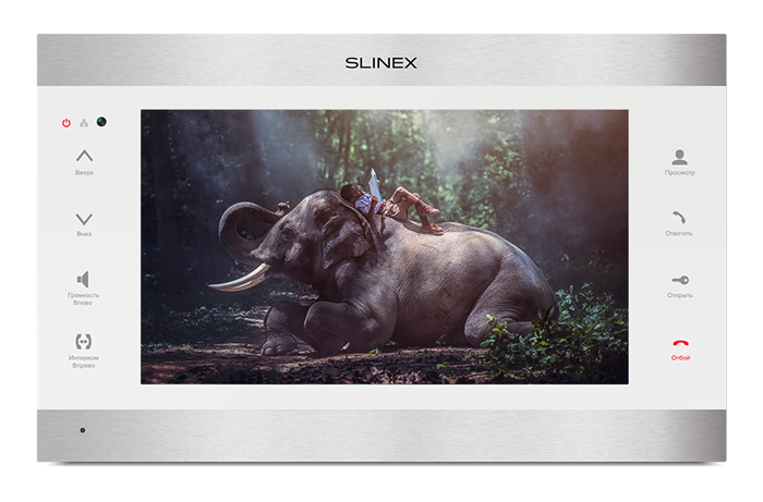 Видеодомофон  Slinex SL-10IPTHD Silver+White 131526