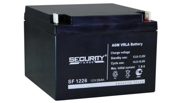 Аккумулятор  Security Force 12 В, 26 Ач 131579