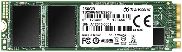 Накопитель SSD M.2 2280 Transcend TS256GMTE220S 256 ГБ 103657