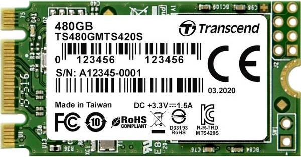 Накопитель SSD M.2 Transcend TS480GMTS420S 480 ГБ 103662