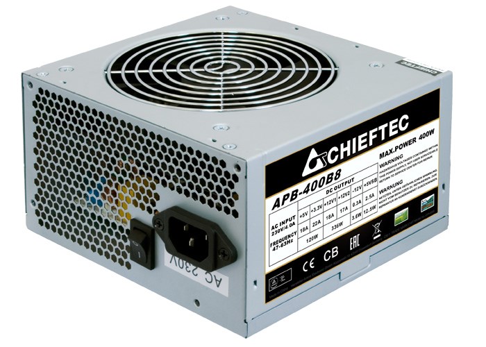 Блок питания ATX Chieftec APB-400B8 103737