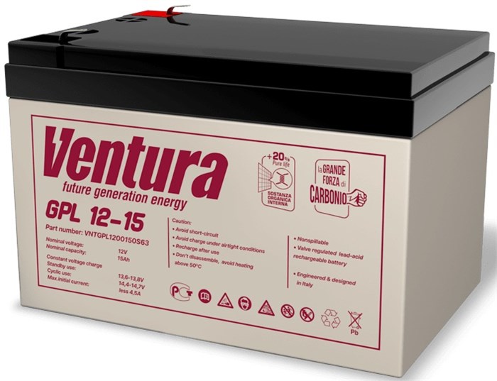 Батарея для ИБП Ventura GPL 12-15 100556