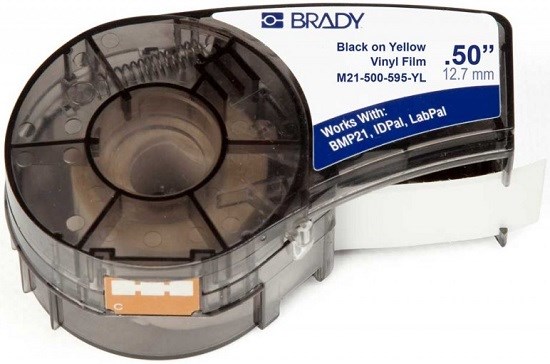 Лента красящая Brady M21-500-595-YL 145882