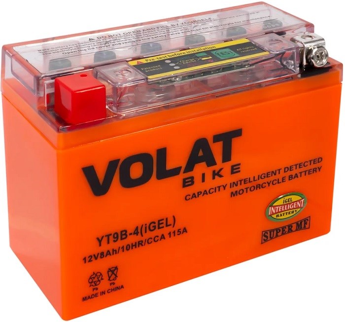 Батарея  VOLAT YT9B-4(iGEL)Volat 100582