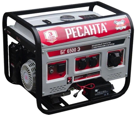 Генератор бензиновый Ресанта БГ 9500 Р 146970