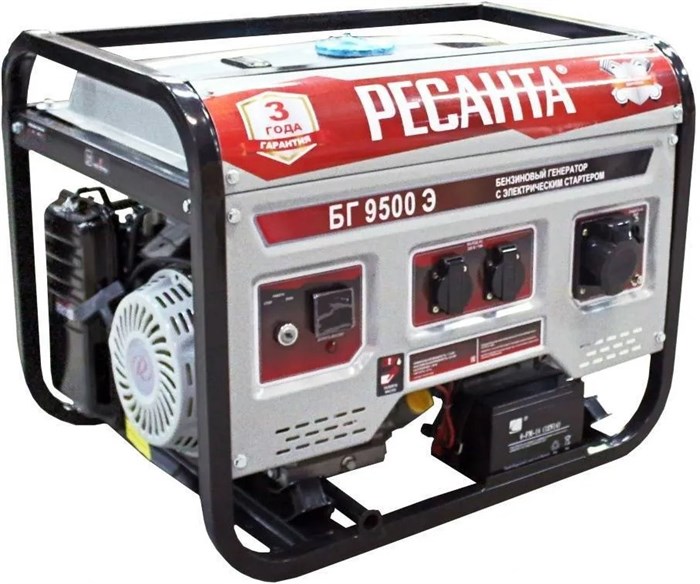 Генератор бензиновый Ресанта БГ 9500 Э 146981
