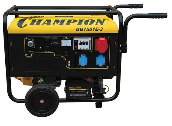 Генератор бензиновый CHAMPION GG7501E-3 147009